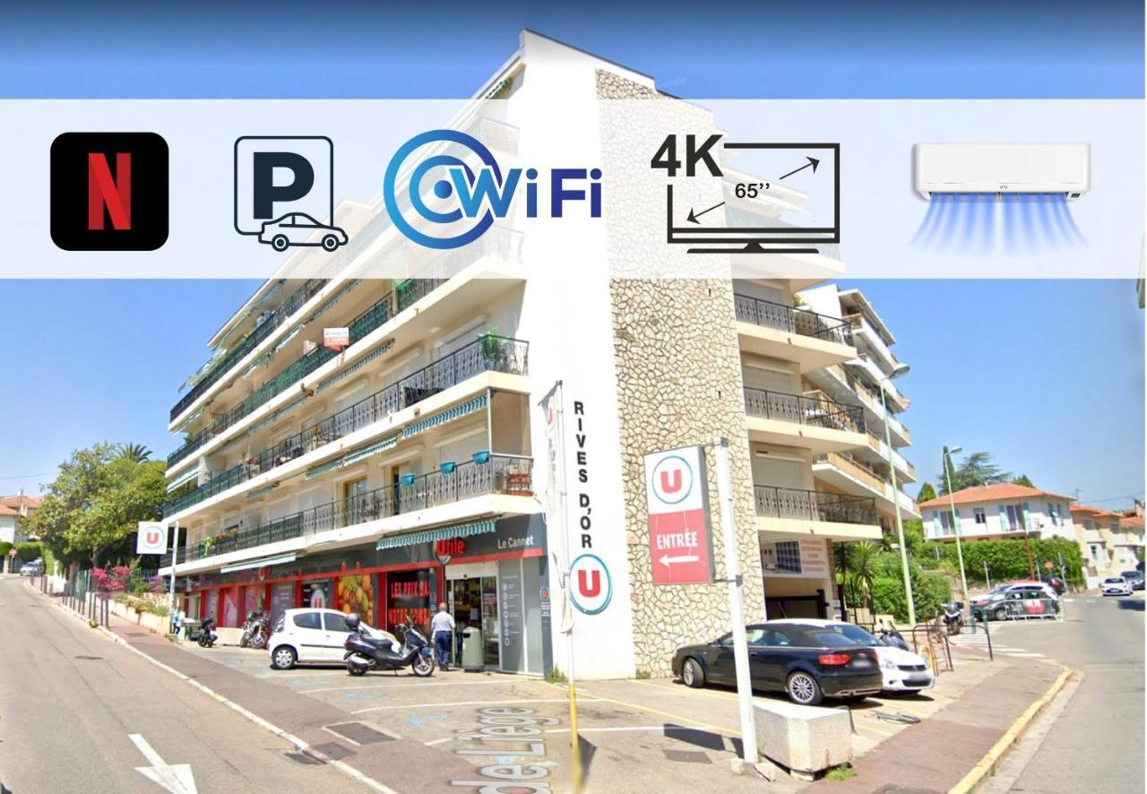 Magnifique Appartement Le Cannet,Cannes, Parking, Wifi Exterior foto